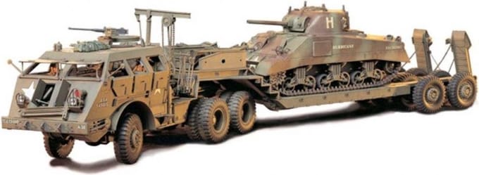 Tamiya Modelbouwpakket Militaire voertuigen - 35230 US 40ton Tank Transporter Wagon Plastic - 1:35 - Modelbouw