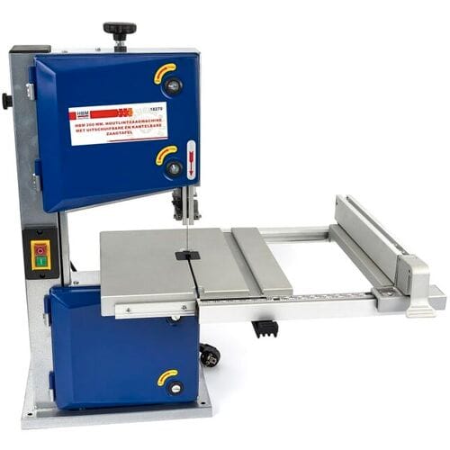 HBM hout lintzaag 200 mm met uitschuifbare zaagtafel