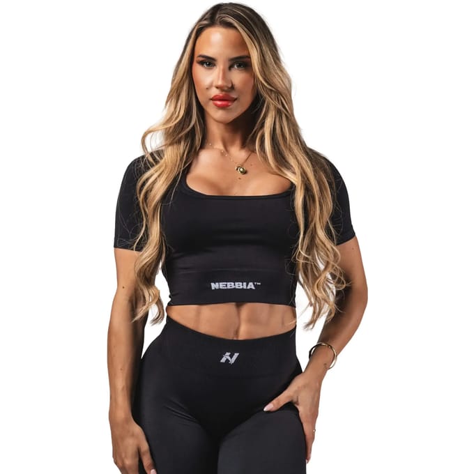 T-shirt dames Nebbia Flow Seamless Shaping