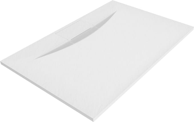 Mexen Egon rechthoekige SMC-douchebak 100 x 90 , wit - 4R109010