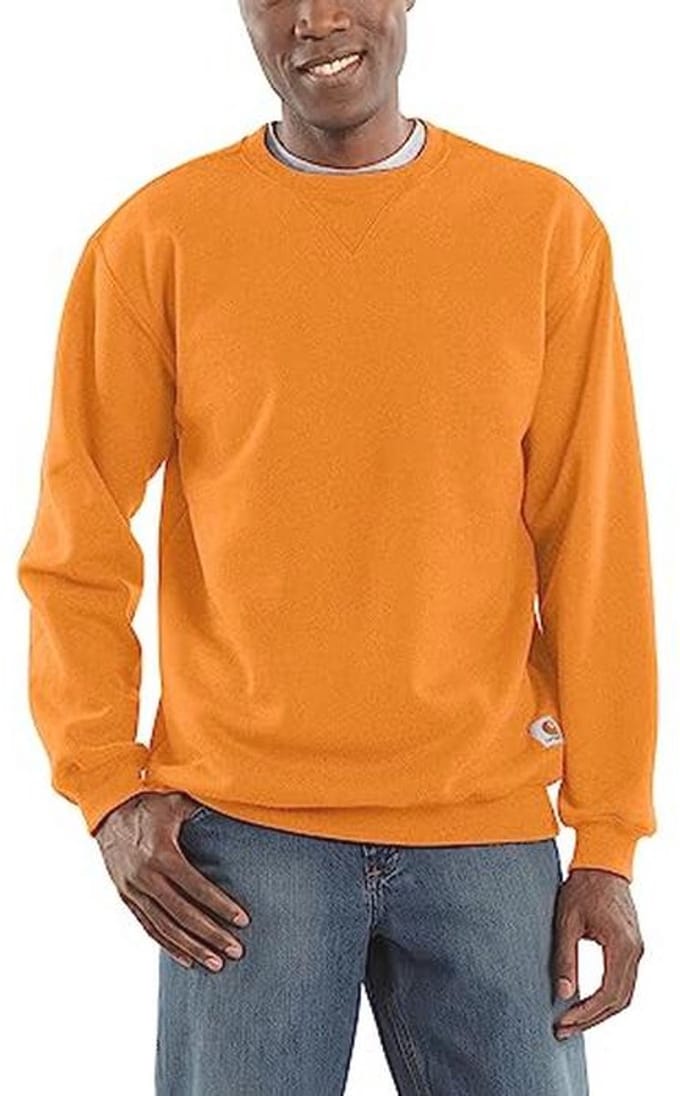 Heren Sweatshirt met losse pasvorm en middelzware ronde hals