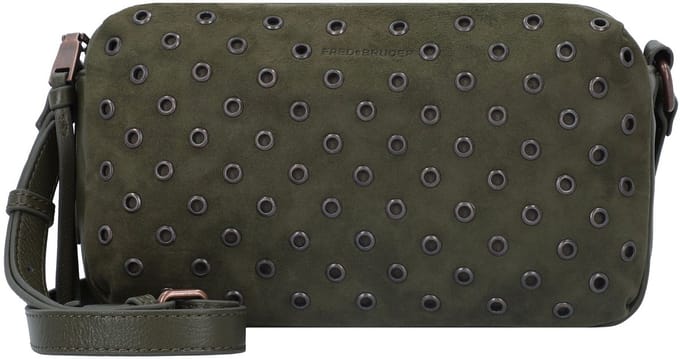 FREDsBRUDER Leren Schoudertas Hey You Rock Camera Bag Olive Olijfgroen