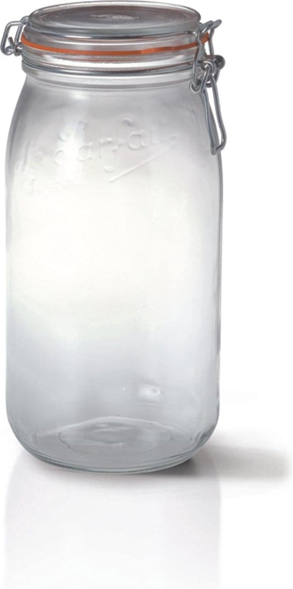 set van 3 glazen potten 3l - le parfait - 908378