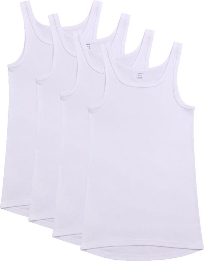 Ammann Heren onderhemd 4er Pack Cotton fijnrib
