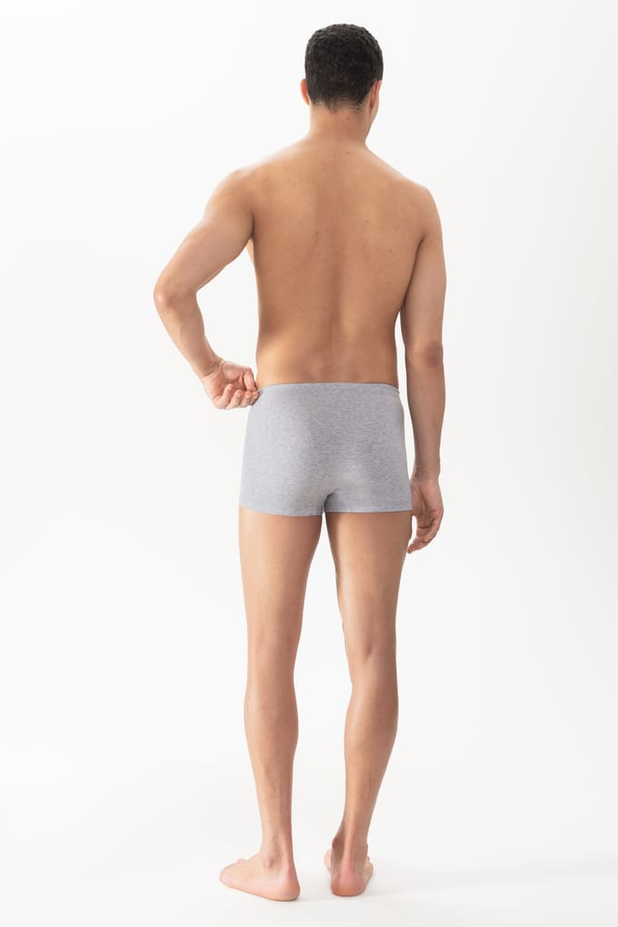 Herenshorty Serie Casual Cotton Light Grey Melange