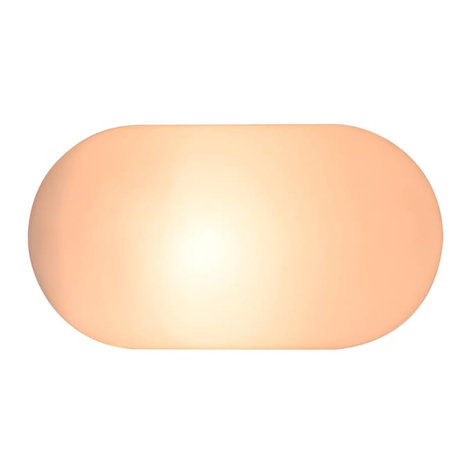 Nordlux Wandlamp Foam in ovale vorm met IP44, wit