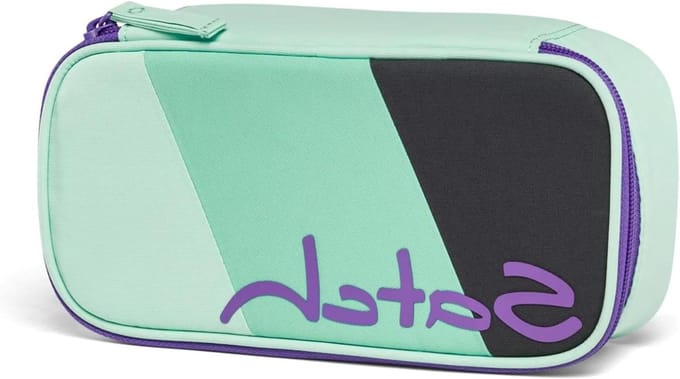 Etui Extra Groot - Pennenetui Organizer - Schoolspullen Ordenen - Scheidingsvak Met Geodriehoek - Niet Gespecificeerd - Grijs