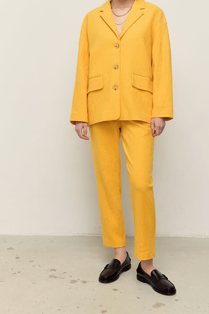 American Vintage Viabay Pant Citron Größe: M | Straight Jeans Outlet | Damen | Braun