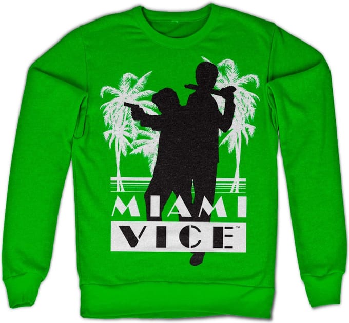 Miami Vice Silhuettes-sweatshirt Groen