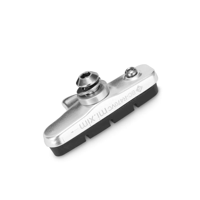 55mm Racefiets Fiets Rem Houder Schoenen Rubberen Pads Blokken Silver black