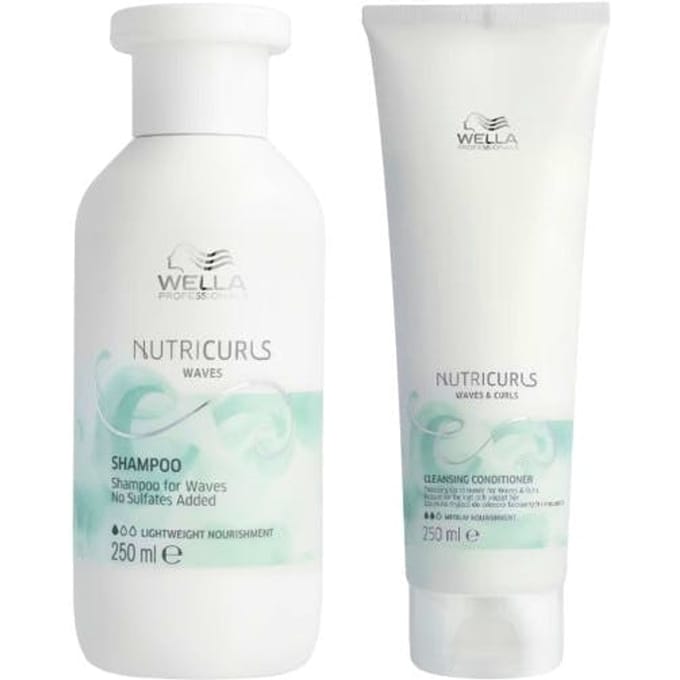 Wella Professionals Nutricurls Waves lekki szampon nawilżający do włosów kręconych
