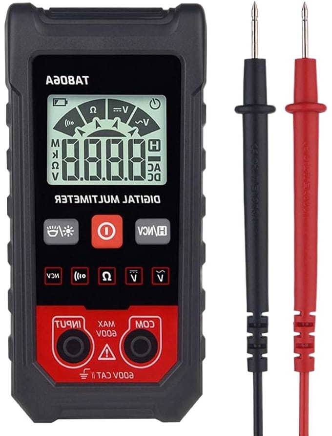 Digitale Multimeter - Spanningstester Tester - Schakelingen Diagnostiseren - Intuïtieve Bediening - 117 cm - Zwart