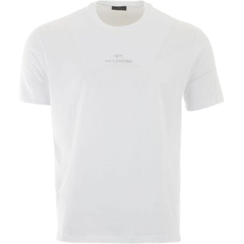 Paul & Shark Lightweight Cotton Jersey T-Shirt Wit / male