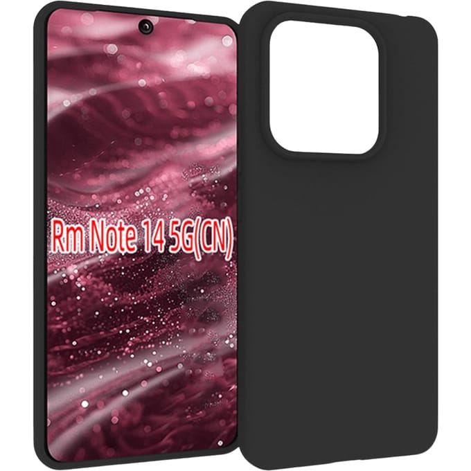 Mocaa Redmi Note 14 5G Slim-Fit Telefoonhoesje Zwart