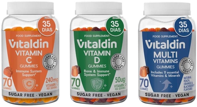 Vitaldin Multivitamine Gummies Pack, Vitamine D & C, Fruitsmaak