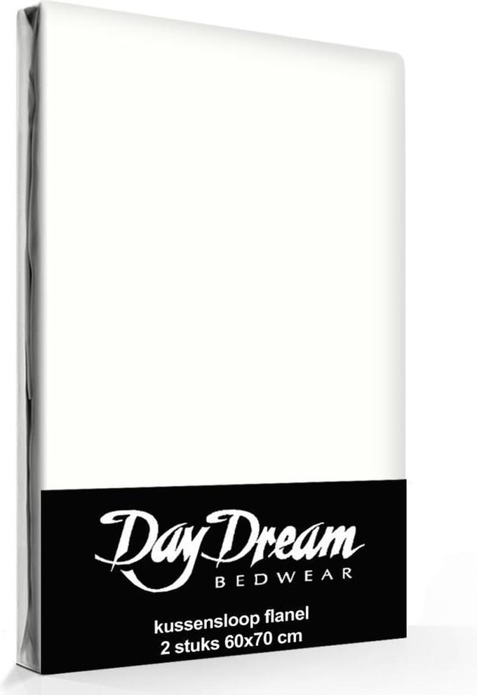 Day Dream Flanellen Kussenslopen (2 stuks)  - 60x70 cm - Ivoor