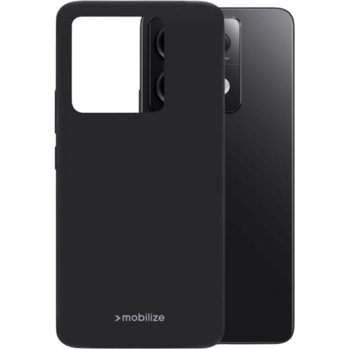 Mobilize Xiaomi Redmi Note 13 Pro 5G / POCO X6 5G Siliconen (TPU) Hoesje Zwart