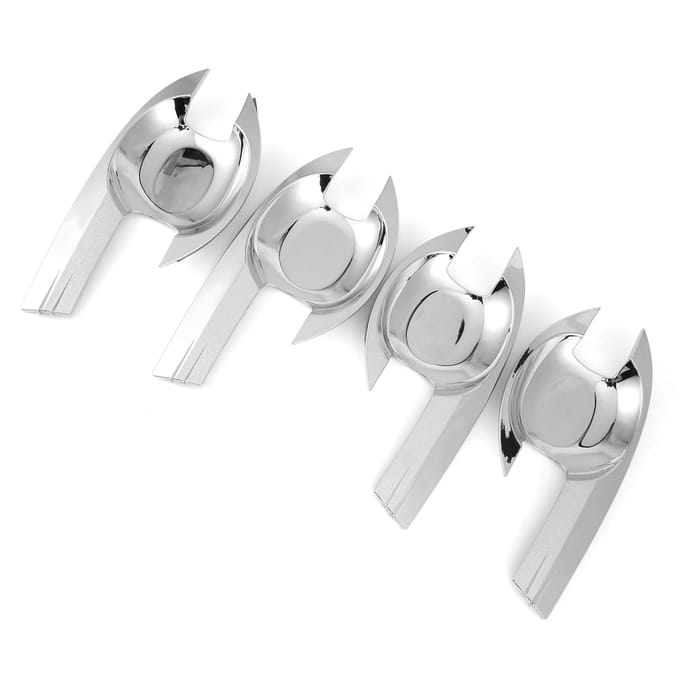 4 STUKS Auto Deurklink Kom Chromeplate Styling Accessoires Geschikt voor ISUZU DMAX 20122015 white