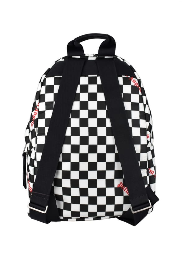 Palm Angels Checkerboard Rugzak Wit