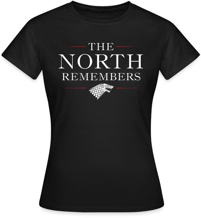 Game Of Thrones The North Remembers T-Shirt Dames