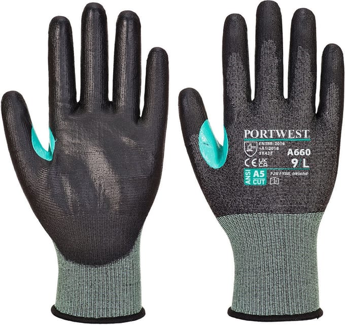 Portwest CS Cut E18 PU - Zwart - XS