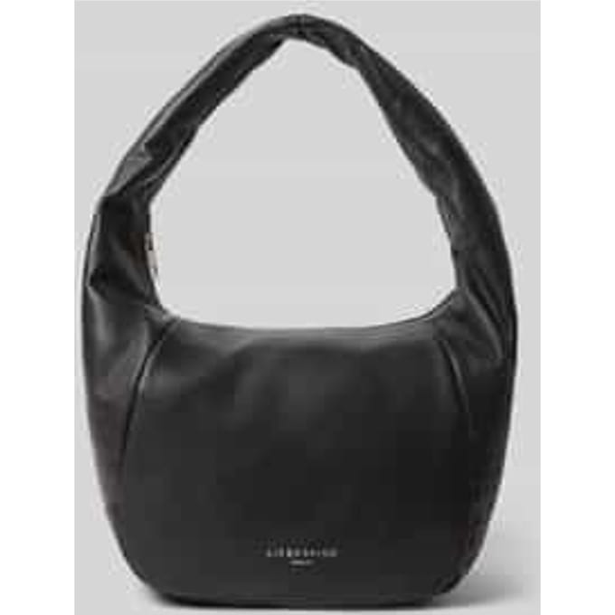 Hobo bag met labeldetail model 'FARRAH'