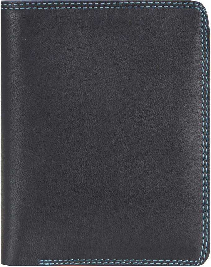 Mywalit Portemonnee Leder 14 cm - Dames - Staand formaat - black-pace