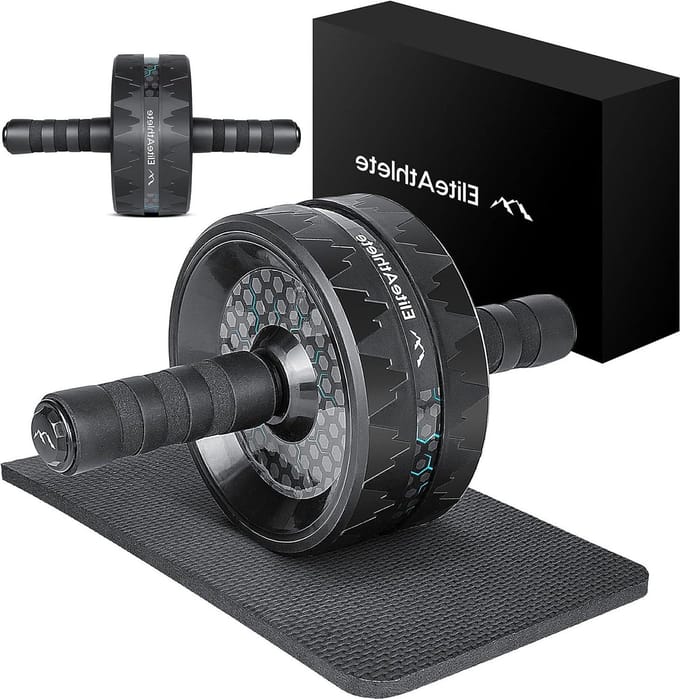 Buikspiertrainer AB Roller - Buiktrainer thuis - Krachtige core training - Extra breed wiel