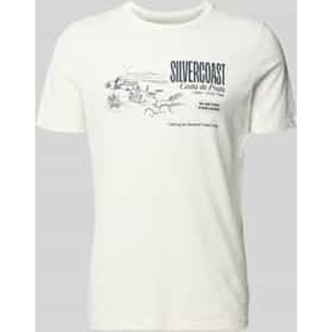 regular fit T-shirt van puur katoen