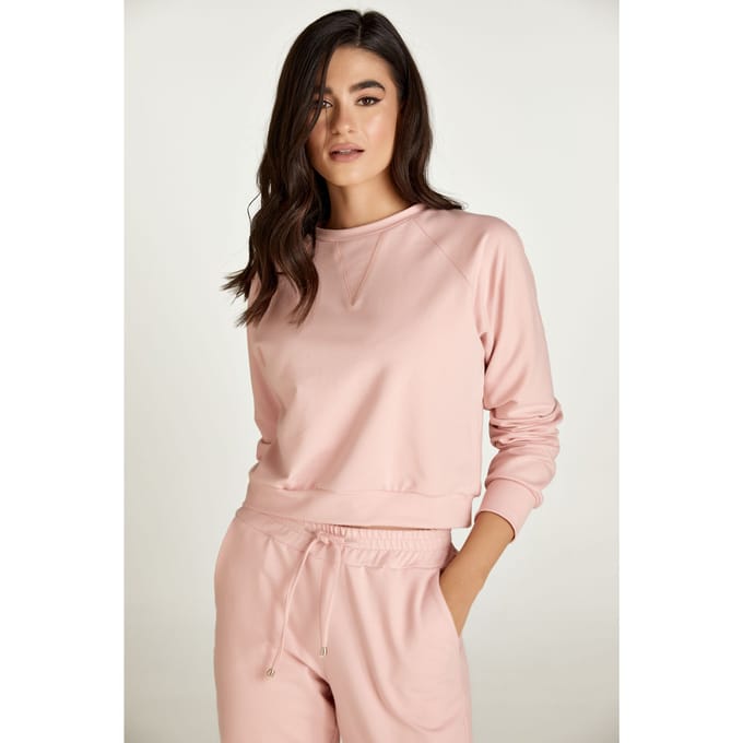 Roze sweatshirt