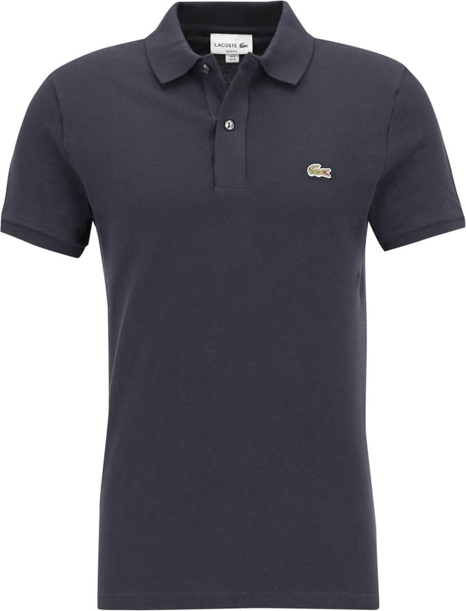 Lacoste Slim Fit polo - grafietgrijs