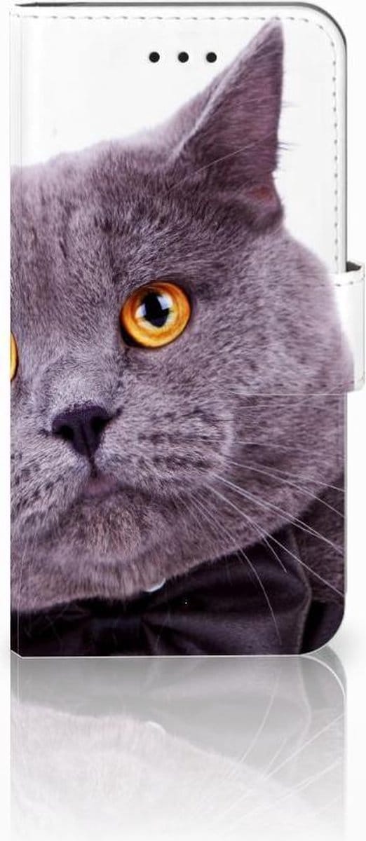 Apple iPhone X | Xs Telefoonhoesje met Pasjes Kat