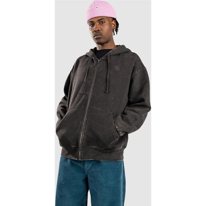 Ninth Hall Fundamental Zip Hoodie zwart