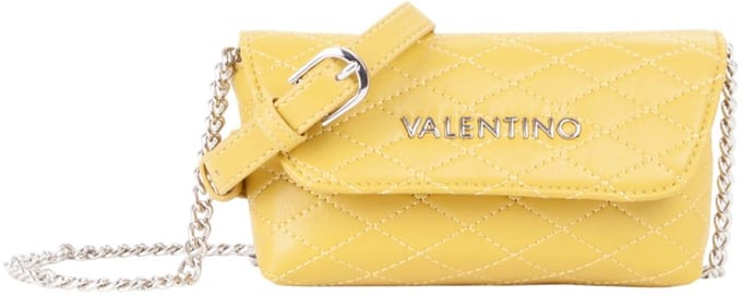 VALENTINO schoudertas Fran Flap Bag Lime mosterdgeel