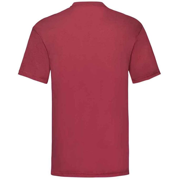 Fruit of the Loom Heren Valueweight T-Shirt (Baksteen Rood)