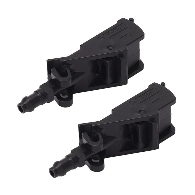 2 Pièces Gicleur de Lave-Glace Avant 6E0955985 Gicleur de Lave-Glace de Pare-Brise Durable pour black