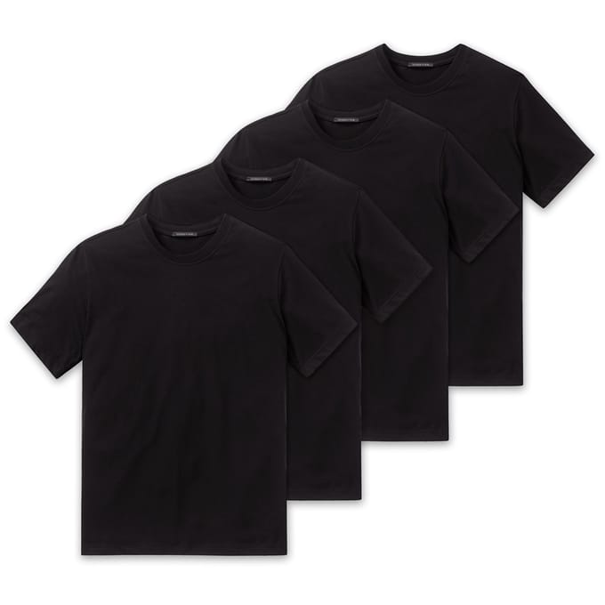 SCHIESSER T-shirt American T-Shirt Verpakking van 4