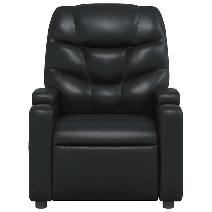 vidaXL - Relaxfauteuil - Zwart - Kunstleer