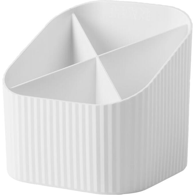 HAN pennenkoker - Re-X-LOOP - 4-vaks - wit - 100% gerecycled materiaal - HA-17238-912
