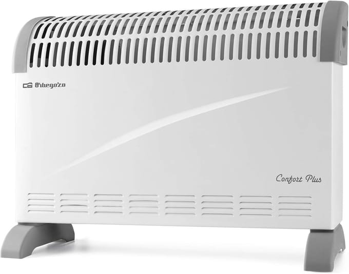Convector Kachel 2000W met Thermostaat en 3 Vermogensstanden - Energieklasse A+