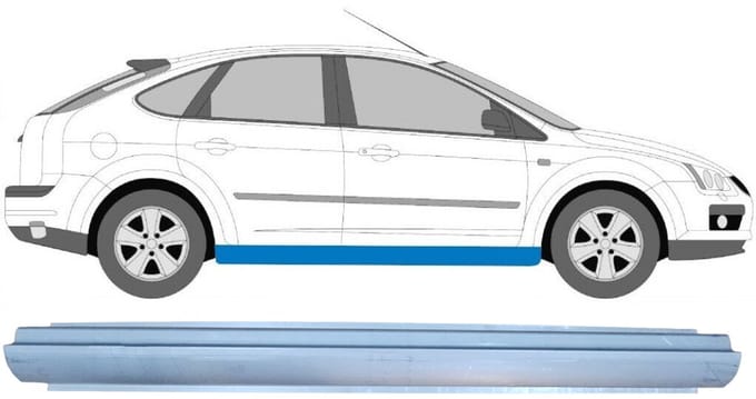 Reparatie dorpel voor Ford Focus 2004-2010 / Links = Rechts (symmetrisch)