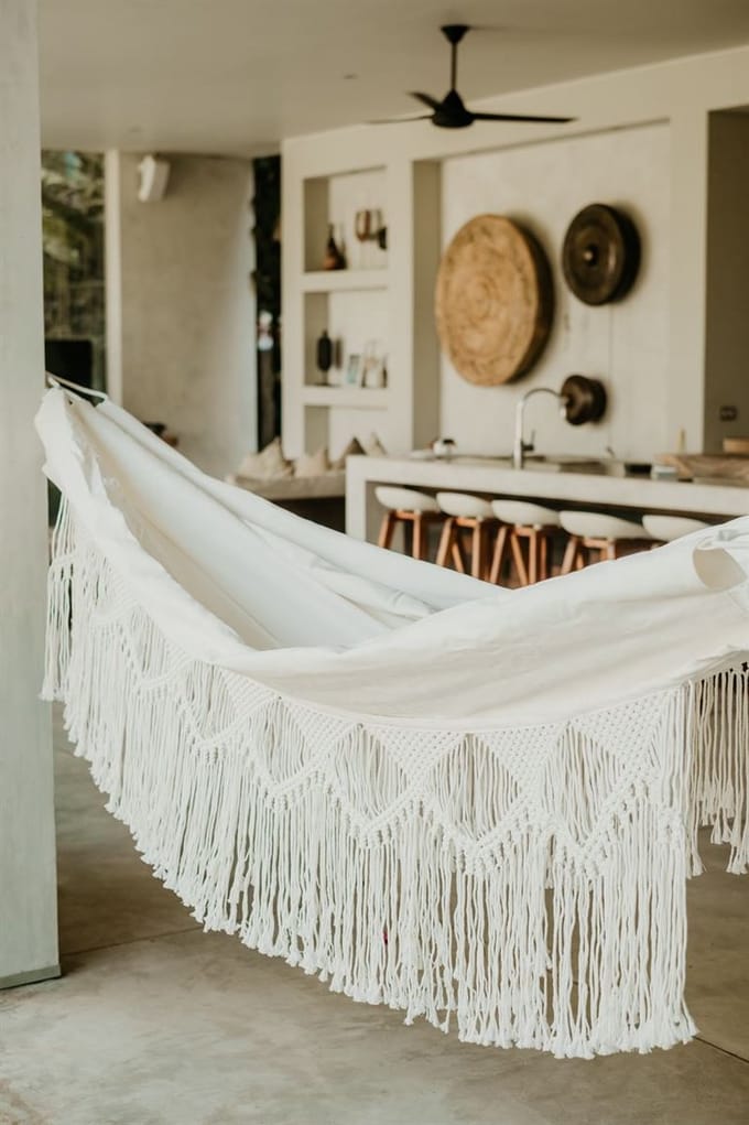 Hangmat bohemian creme