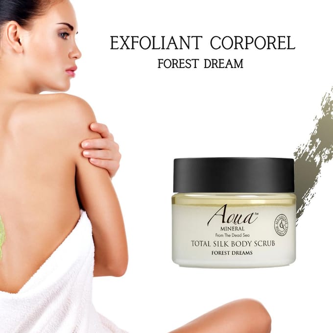 Forest Dream Zuiverende Body Scrub Elimineert dode cellen voor een zachte, zijdezachte huid black
