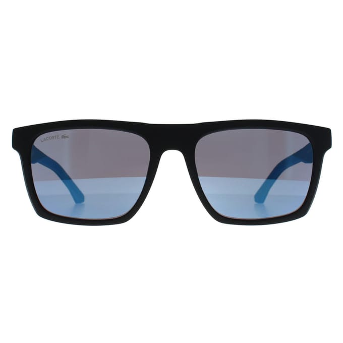 Lacoste Rechthoek Heren Mat Zwart Blauw L957S