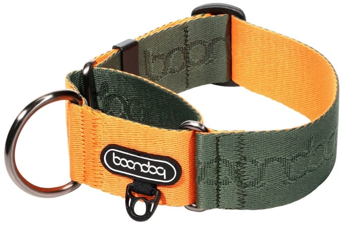 Boondog - Martingale Wide Collar - Khaki/Orange- M