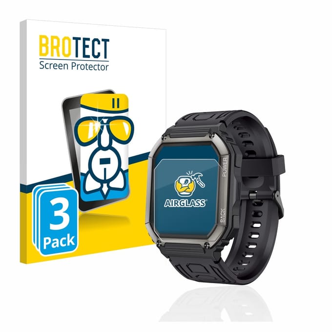 Screenprotector 3 Stuks voor Pasonomi KR06 1,8" Beschermglas transparant