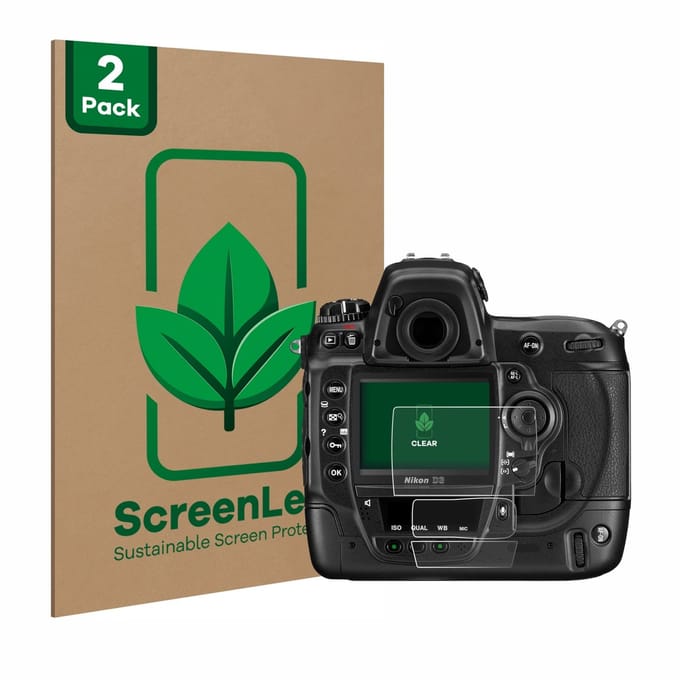 2 Stuks Screenprotector voor Nikon D3 - Hoogwaardige Beschermfolie transparant