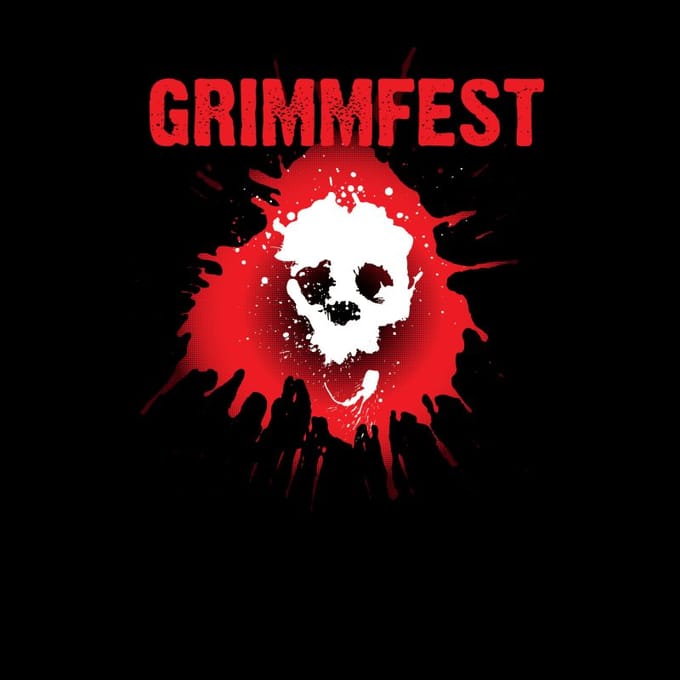 Grimmfest Logo Men's T-Shirt - Black - L
