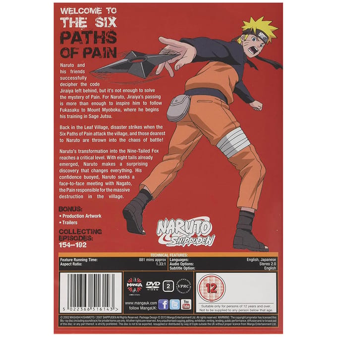 Naruto Shippuden - Complete serie 4: Afleveringen 154-192
