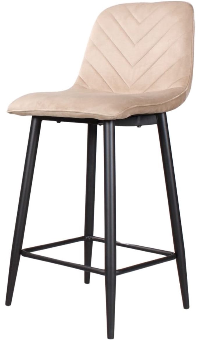 DS4U - Gaby barkruk velvet 65 cm 2.0 - champagne